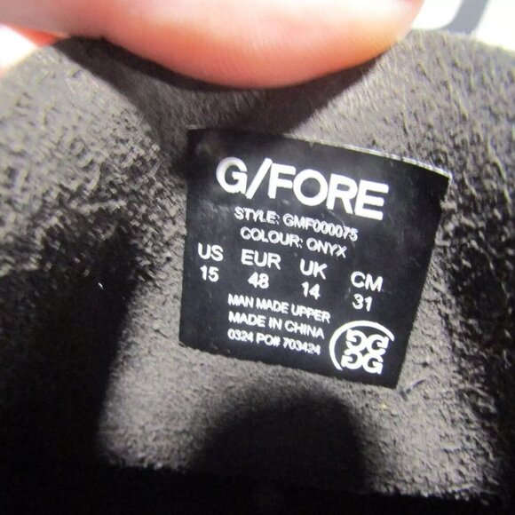NEW G/FORE Men\'s Gallivan 2R G/Lock Saddle Golf Shoes Black Size 15 main image 4